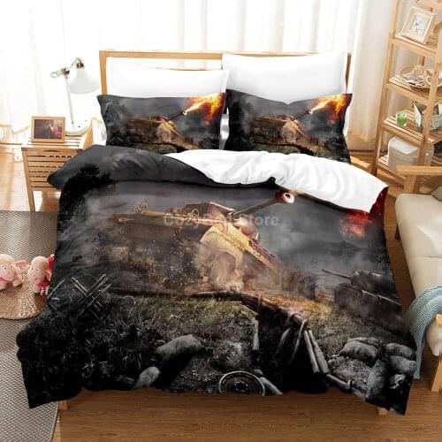 Fashion War Tank Bedding Set 3d Duvet Cover Sets Comforter Bed Linen Twin Queen King Single Size Fashion Scenery Cool Boys Gift