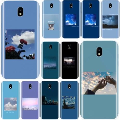 Blue Pink Aesthetics songs lyrics Aesthetic Soft Silicone TPU Phone Case For Samsung Galaxy Note 8 9 S7 S6 EDGE S8 S9 S10 Plus