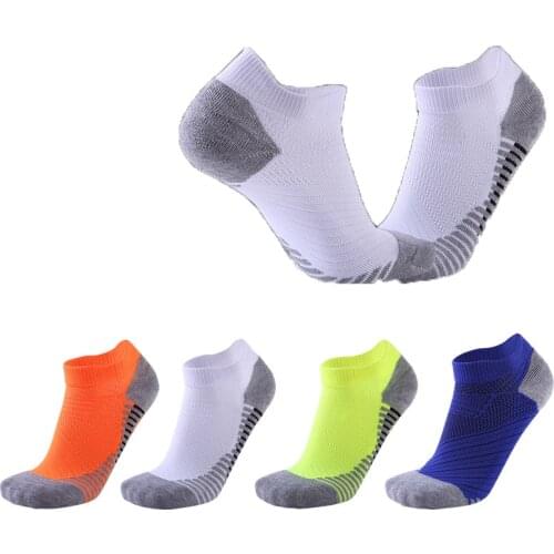 New Elite Male Socks Basketball Low Help Thick Towel Bottom Boat Socks Running Cushioning Breathable Professional Sports Socks