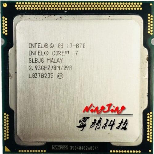 Intel Core i7-870 i7 870 2.9 GHz Quad-Core CPU Processor 8M 95W LGA 1156