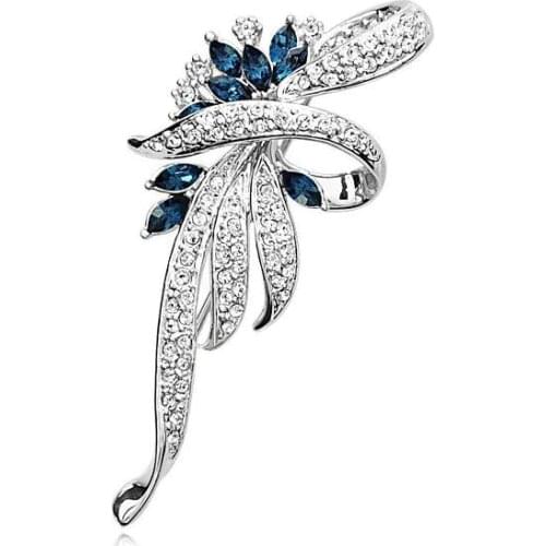 QCOOLJLY Flower Brooches For Clothes