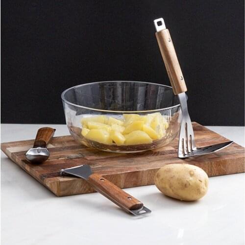 Manual mud press masher stainless steel dredge kitchen household gadgets set kitchen accessories