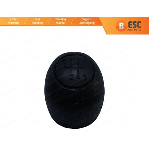ESC ESP663 6-Speed Gear Shift Stick Knob 2403.EQ Black For Peugeot Boxer Ducato Jumper Relay MK3