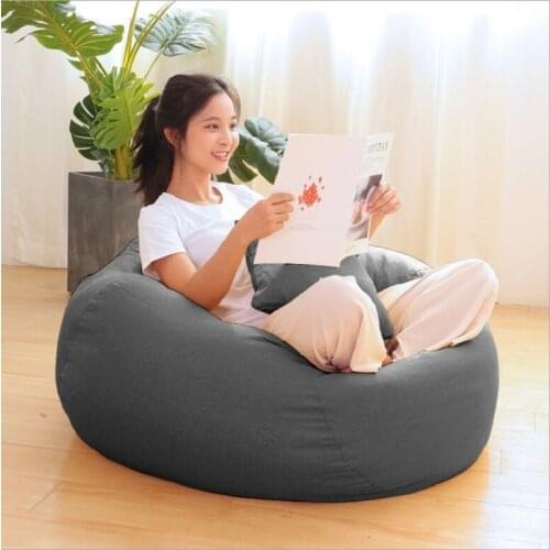 80 x90 cm Cute sofa bean bag sitting room the bedroom Creative cloth art Individual character is lazy person sofa