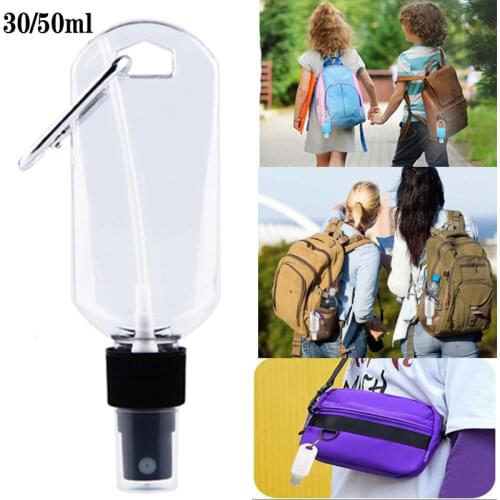 30ml50ml spray Bottling spray direct spray elephant nose spray with hook bottle hand sanitizer bottle PETG plastic bottle