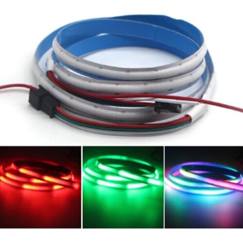 DC 5V COB LED Strip Light 332LEDs SK6812 RGB FOB Dream Color LED Digital Strip Flexible Multi-Color High Density No light spot