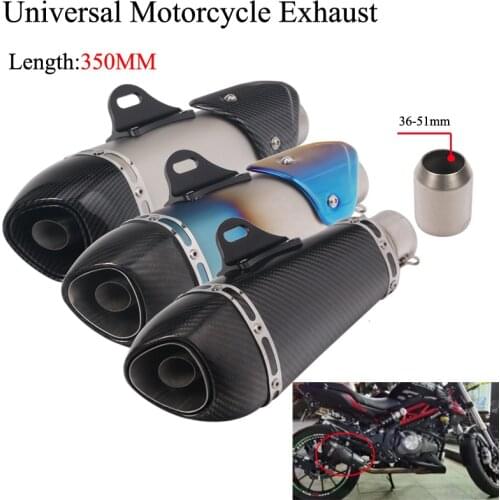 Universal Motorcycle Yoshimura Exhaust Pipe Escape Modified Carbon Muffler DB Killer Silencer For Ninja 400 GSXR600 K6 R156