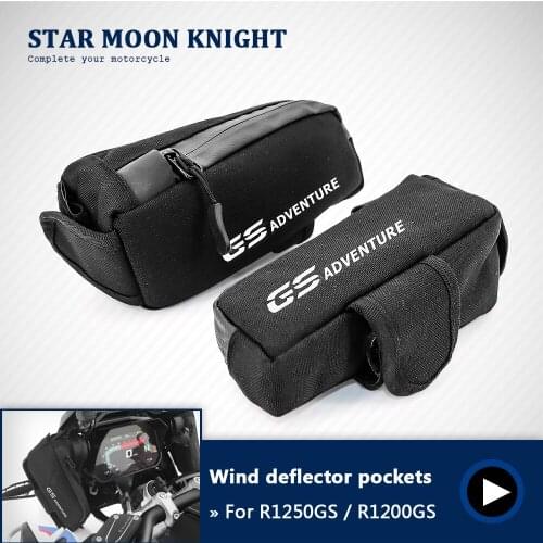 FOR BMW R1200GS ADV LC R1250GS 2013-2019 Waterproof Storage bag fairing bags Side windshield package