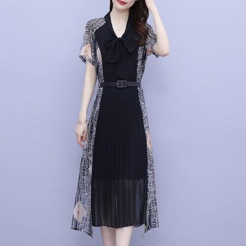 Womens Elegant Vintage V-neck plus size dress L-5XL fat XXL XXXL 3XL XXXXL 4XL XXXXXL 100KG woman wear party Cocktail belt dress