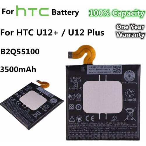 3500mAh 100% Capacity Replacement Batteries B2Q55100 Battery For HTC U12+ / U12 Plus Cell Phone Battery