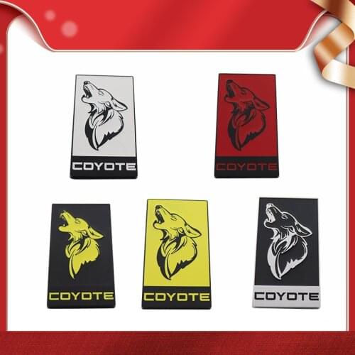 3D Premium Coyote for Mustang GT GT350 car Hood Fender trunk Decklid Bonnet Nameplate Decal Emblem Badge Sticker