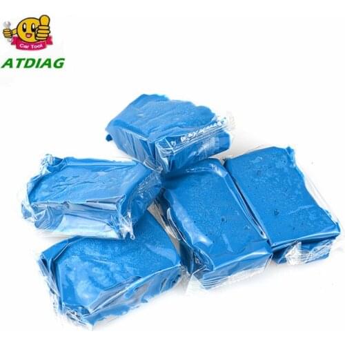 5pcs/lot Washer Cleaner Mud Auto Magic Sponge Brush Effective Clean Blue Clean Clay Bar Easy Washing Car Care Tool