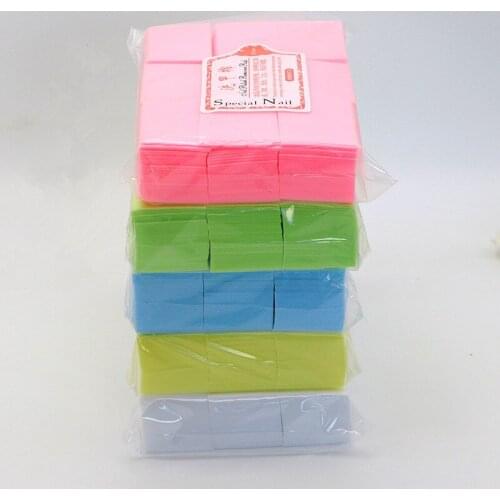 600 Pcs Lint-Free Wipes Napkins Nail Polish Remover Gel Nail Wipes Nail Cutton Pads Manicure Pedicure Gel Tools T0164