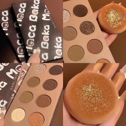 8 Color Matte Glitter Eye Shadow Palette Maquillage Makeup Shimmer Metallic Pigmented Eye Shadow Pallete Cosmetic Makeup Palette