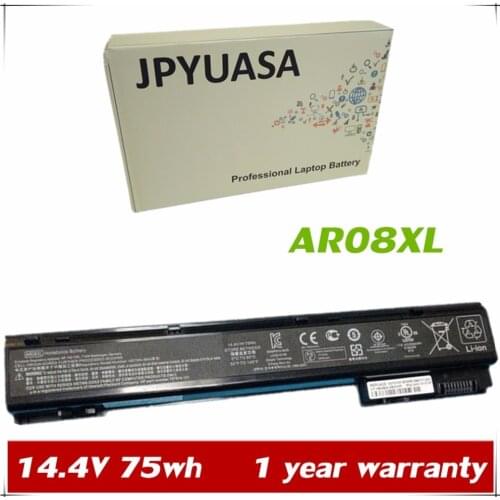 7XINbox 14.4V 75wh AR08XL AR08 Laptop Battery For HP ZBook 15 17 G1 G2 HSTNN-IB4H 707614-141