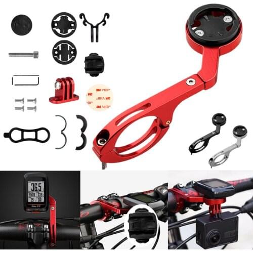 MTB Road Bicycle Code Meter Holder Aluminum Alloy Cycling Extension Mount Handlebar Sports Camera Phone Bracket