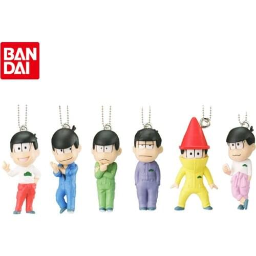 Bandai Genuine Gashapon MATSUNO BROTHERS Business Attire Special Clothing Series 01 Anime Action Figures Keychain Pendant Toys
