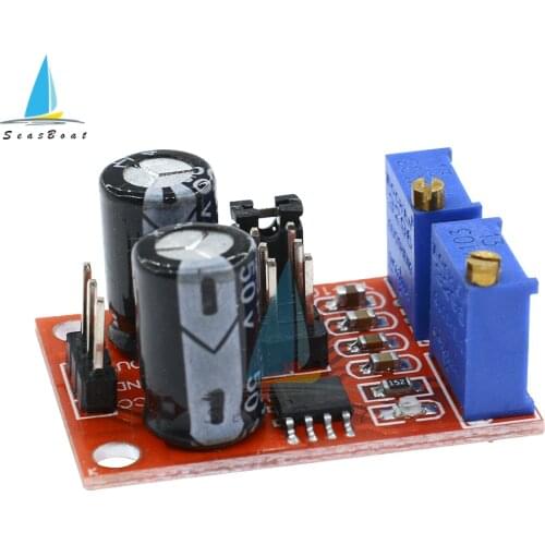 DC 5V-12V NE555 Pulse Frequency Duty Cycle Adjustable Module Square Wave Signal Generator Stepper Motor Driver