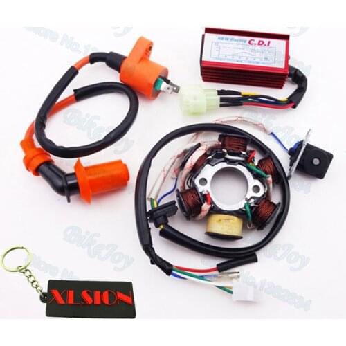Stator Magneto Racing Ignition Coil 6 pin AC CDI Box For GY6 50cc Moped Scooter ATV Quad Motorcycle Motocross