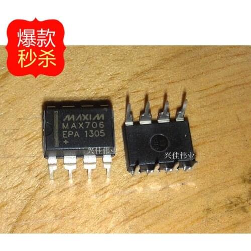 10PCS New MAX706 MAX706CPA MAX706EPA DIP-8 monitoring circuit chip