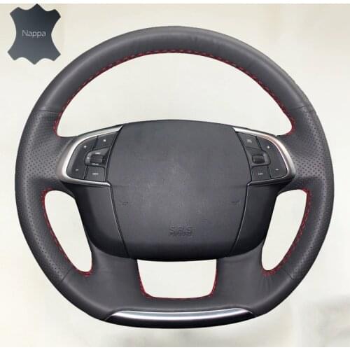 Car steering wheel cover for Citroen C4 C4L 2011-2015 DS4 Do Not Fade handlebar braid on the Steering Wheel