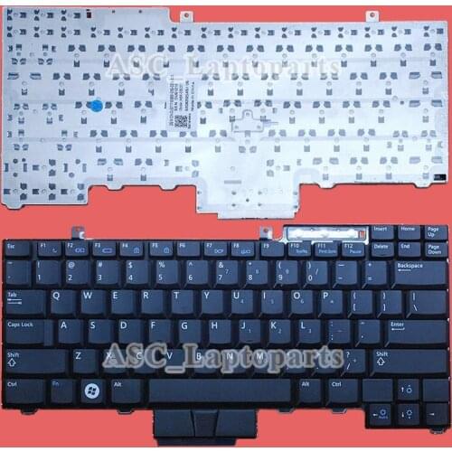 New US English QWERTY Keyboard for DELL Latitude E6400 E6410 E6500 Precision M2400 M2500 M4500 Black, with Pointer, NO BACKLIT