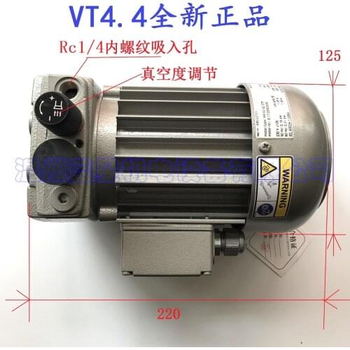 Industrial Commercial OIL LESS VACUUM PUMP vt4.4 vacuum pump 1-ph AC220V 0,21 kW