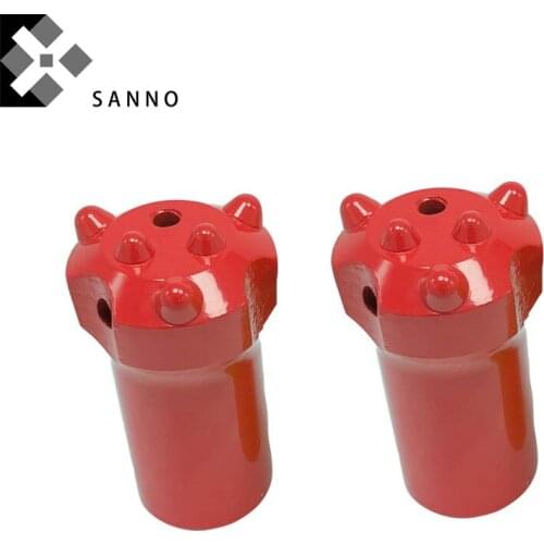 R32 ball type 5 tooth and 7 tooth mining bits rock ore forging tools top hammer thread drilling bit