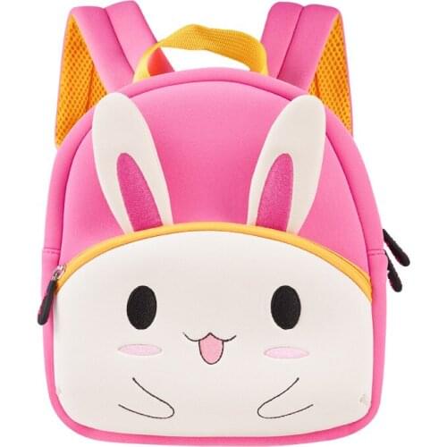 Toddler Children School Bag For Boys Kids Waterproof Backpack Kindergarten Girls 3d Cartoon Penguin Bunny Mochila For 2-7 Years