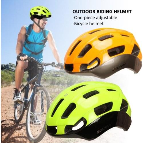 Cycling Headgear Unisex Road Bike Helmet Portable Biking Headgear Road Mountain Helmets Safety Cap Biking Outdoor Cycling Helmet