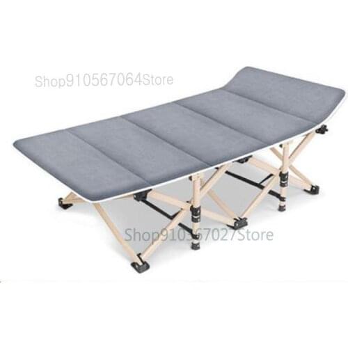 Folding Siesta Sheet For Lunch Break Bed Office Recliner Single Bed Simple Portable Camping Bed