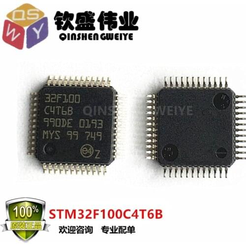 STM32F100C4T6B QFP48 32F100C4T6B 32F100