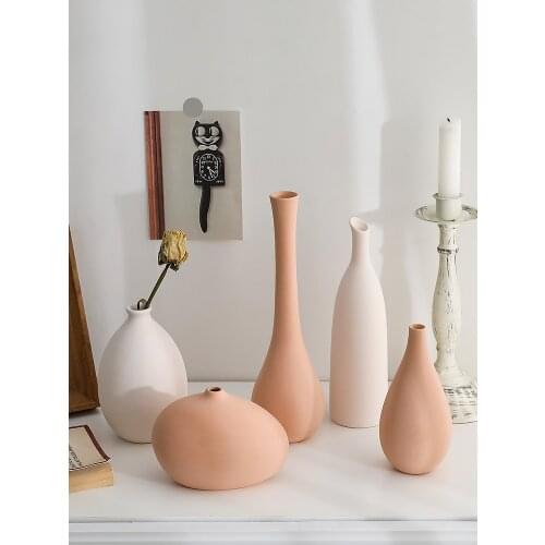 White Vase Chinese Style Ceramic Vase Dor Decoration Creative Graffiti Art Living Room Decoration Home Accessories Decoration