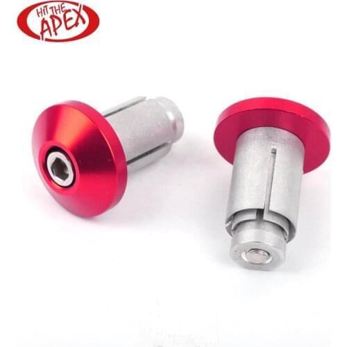 Universal Motorcycle 7/8" Hand Grips Bar End Weight Cap Plugs Handlebars CNC Aluminum For Motocross Blue/Red/Black/Orange/Green