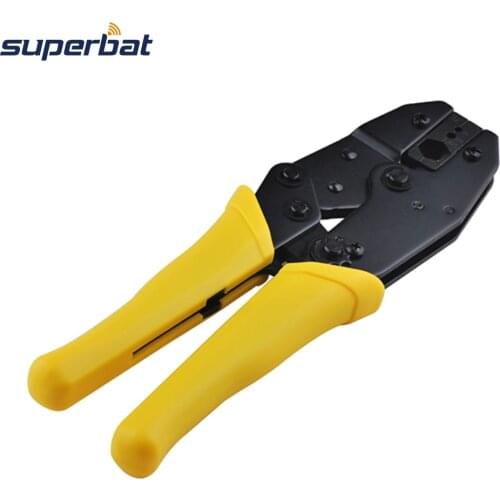 Superbat Yellow Crimper Crimping Tool for Coaxial Cable RG8 RG11 RG213 LMR400 RG316 RG174 SMA N MCX - 336K