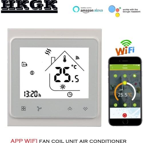 2p 4p cooling/heating digital wireless wifi thermostat room temperature control for Central air conditioning