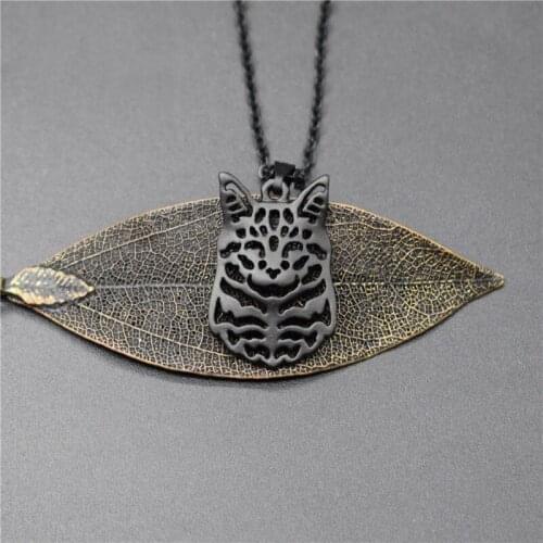 4 Colors New Maine Coon Cat Charm Necklace Trendy Metal Cat Jewellery Maine Coon Cat Pendant Necklace Women Jewellery