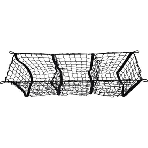 Car 110cmx30cmx30cm Trunk Rear Cargo Organizer Storage Elastic Holder Mesh Net