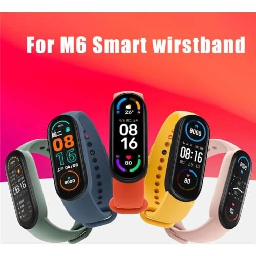 Wristband For M6 Smart Bracelet Watch Bluetooth Waterproof IP67 Heart Rate Blood Pressure Monitor Fitness Tracker USB Charging