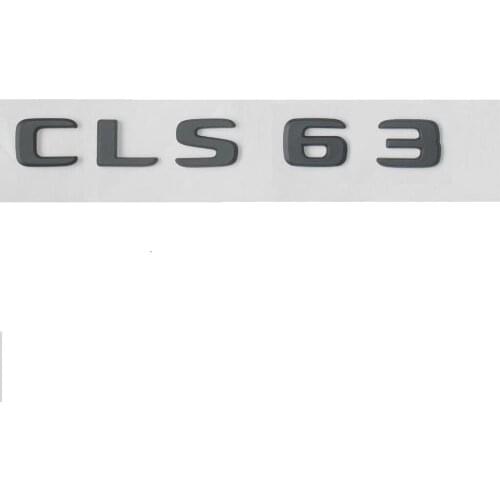 Black Trunk Letters Number FOR CLS 63 Emblems Badges for Mercedes Benz CLS63 AMG