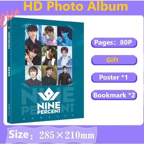 Nine Percent Chen Linong Lin Junyan Wang Ziyi Photobook Birthday Present Poster Bookmark Painting Photo Album Fans Collection