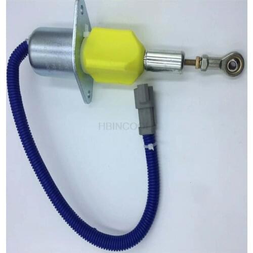 FOR Komatsu excavator accessories PC300-7PC360-7 original Cummins flameout solenoid valve flameout switch quality accessories