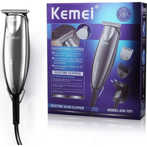 Electric Hair Clipper Ceramic Head Hair Cutter Rechargeable Razor Men Beard Trimmer Corded Hair Cutting Machine Adult Kid 45G