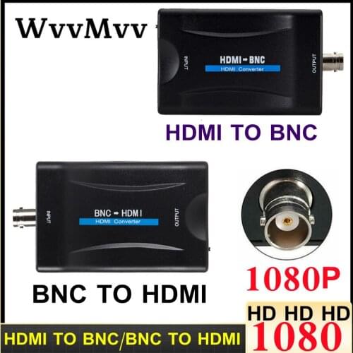HD BNC To HDMI-compatible and HDMI-compatible to BNC Converter Display HD 1080P/720P Video Adapter Surveillance Monitor