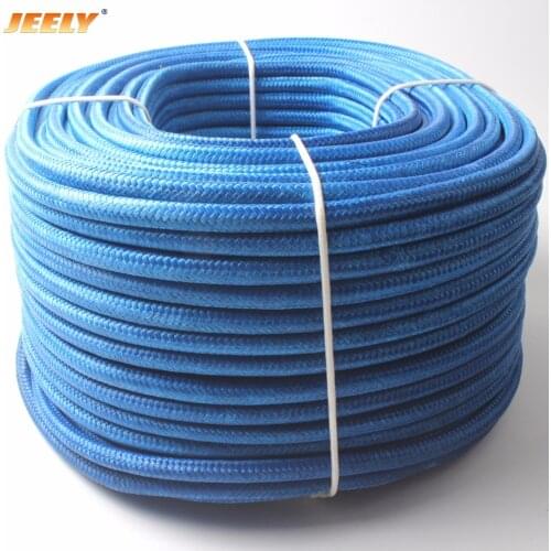 JEELY 5mm 100m UHMWPE Core with UHMWPE Jacket Sailboat Winch Tow Rope