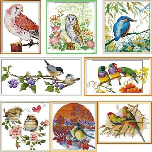 The Eagle and Bird Series Counted Cross-stitch 11CT 14CT Handwork for Beginner Cross Stitch Kit Wholesale Embroidery Needlework