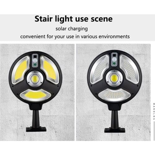 LED Solar Street Light Outdoor PIR Motion Sensor Remote Control Waterproof Wall Light Front Door Garage Night Garden Lighting