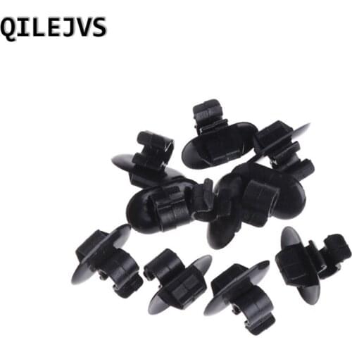 New 10pcs Bonnet Stay Clip Plastic Fastener Holder For Citroen Peugeot Vauxhall Vivaro