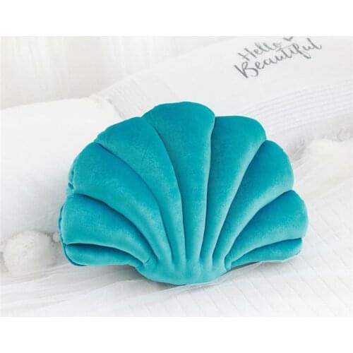 Pillows Cushion Soft Comfortable Plush Sea Ocean Theme Seashell Conch Decorative Pillowslip for Living Room