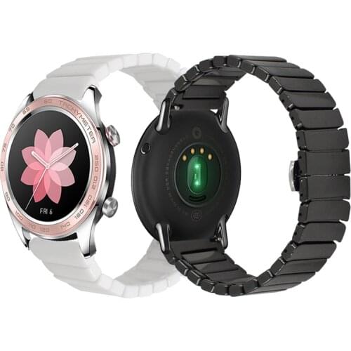 Ceramic Band For Samsung Galaxy Watch 3 41/45mm 42/46mm Active 2/ Gear S3 Bracelet Huawei Watch GT 2 Strap 20mm 22mm Watchbands